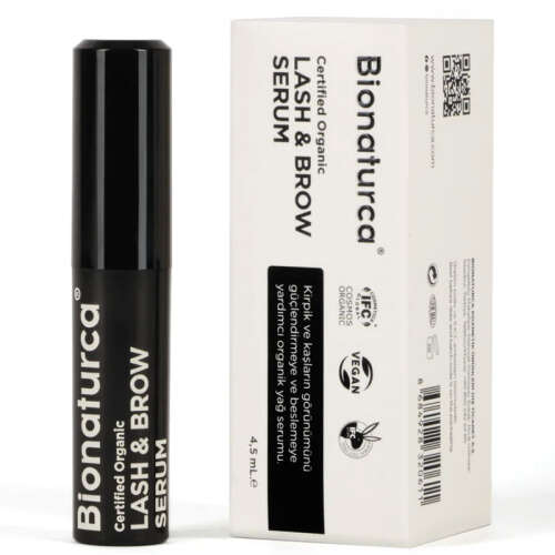 Bionaturca Organik Sertifikalı Kirpik ve Kaş Bakım Serumu 4.5 ml - Bionaturca