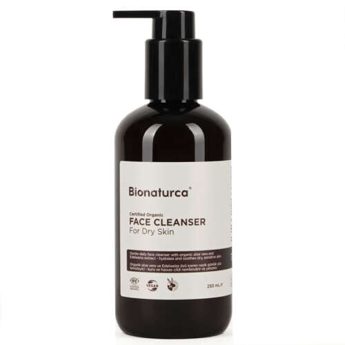 Bionaturca Organik Sertifikalı Kuru Ciltler İçin Yüz Temizleme Jeli 250 ml - Bionaturca
