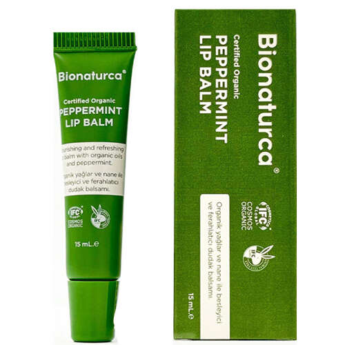 Bionaturca Organik Sertifikalı Nane Özlü Dudak Balmı 15 ml - Bionaturca