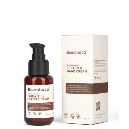 Bionaturca Organik Sertifikalı Shea Yağlı İpeksi El Kremi 50 ml - 2