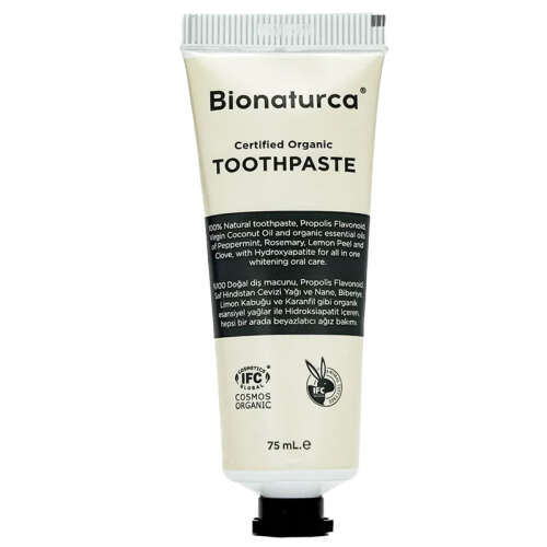 Bionaturca Organik Sertifikalı Tam Koruma Etkili Beyazlatıcı Diş Macunu 75 ml - 1