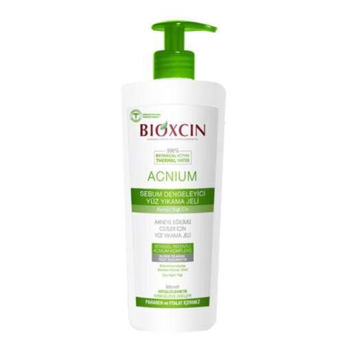 Bioxcin Acnium Sebum Dengeleyici Yüz Yıkama Jeli 500 ml - 1