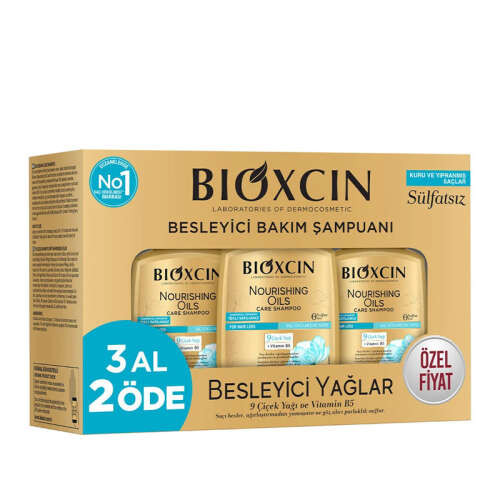 Bioxcin Besleyici Yağlar Şampuan 300 ml - 3 al 2 öde - Bioxcin