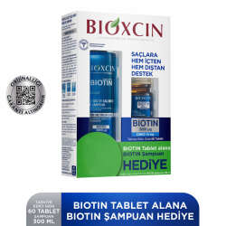 Bioxcin Biotin 5000 mg Çinko 15 mg ALANA Biotin Şampuan 300 ml HEDİYE - 3