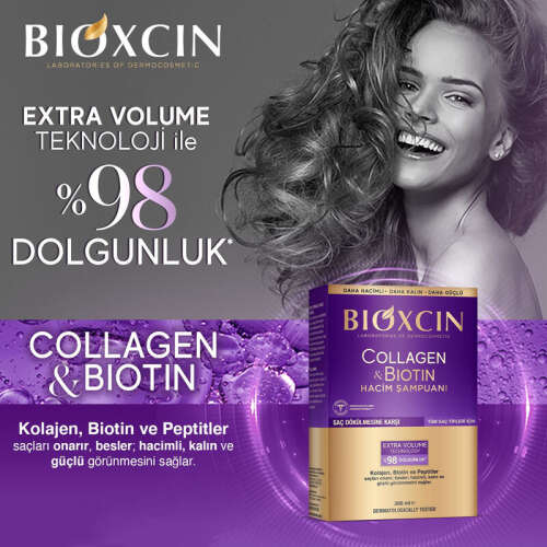 Bioxcin Collagen Biotin Saç Dökülmesine Karşı Şampuan 300 ml- 3 al 2 öde - 7