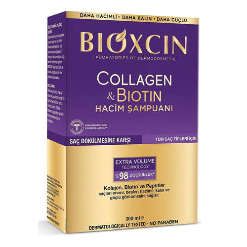 Bioxcin Collagen Biotin Saç Dökülmesine Karşı Şampuan 300 ml - 2