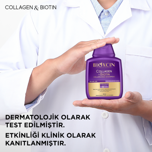 Bioxcin Collagen Biotin Saç Dökülmesine Karşı Şampuan 300 ml - 8