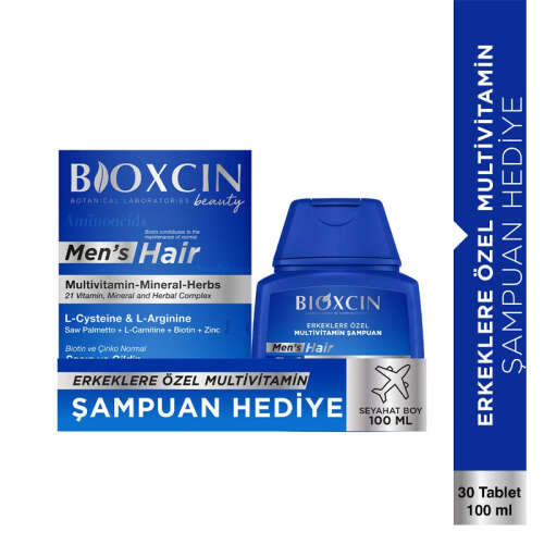 Bioxcin Erkeklere Özel Multivitamin SET - Şampuan HEDİYE - 2