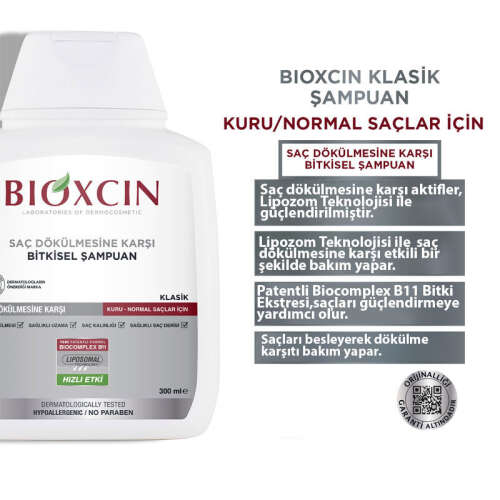 Bioxcin Genesis Kuru ve Normal Saçlar için Şampuan 300 ml + 100 ml Şampuan HEDİYE - 4