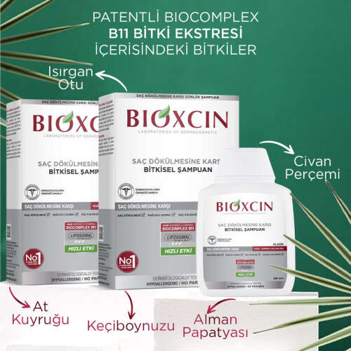 Bioxcin Genesis Kuru ve Normal Saçlar için Şampuan 300 ml + 100 ml Şampuan HEDİYE - 6