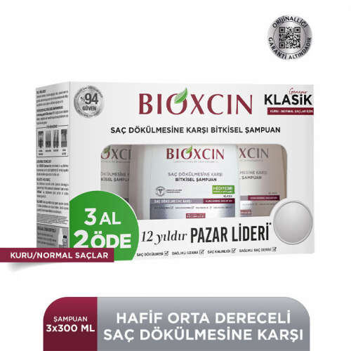 Bioxcin Genesis Kuru ve Normal Saçlar için Şampuan 300 ml + 100 ml Şampuan HEDİYE - 5