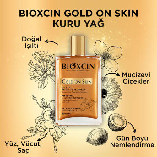 Bioxcin Gold on Skin Simli Kuru Yağ 100 ml - 5