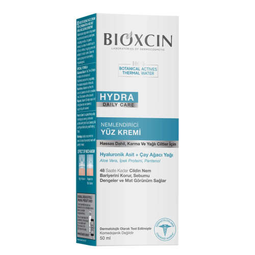 Bioxcin Hydra Nemlendirici Yüz Kremi 50 ml - Karma ve Yağlı Ciltler - 3