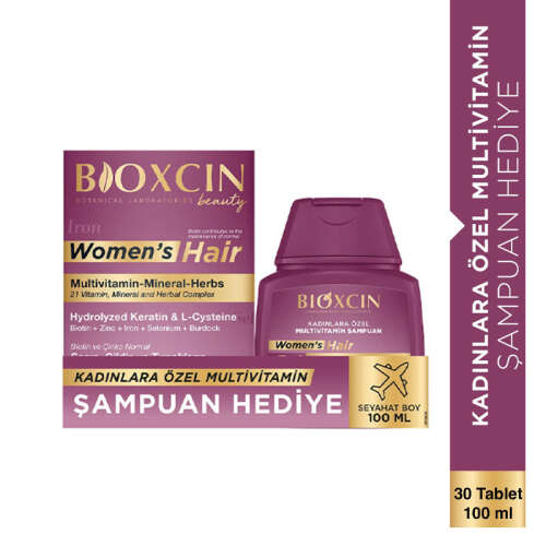 Bioxcin Kadınlara Özel Multivitamin SET - Şampuan HEDİYE - 2
