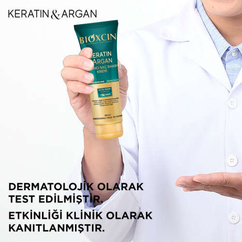 Bioxcin Keratin ve Argan Onarıcı Saç Bakım Kremi 250 ml - 5