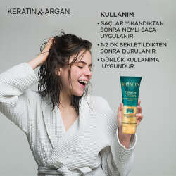 Bioxcin Keratin ve Argan Bariyer Onarıcı Saç Bakım Kremi 250 ml - 6