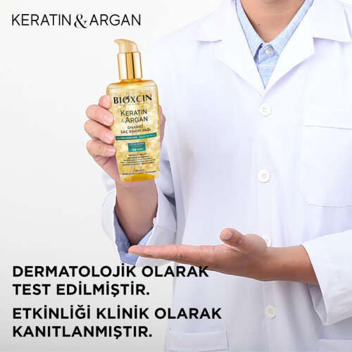 Bioxcin Keratin ve Argan Onarıcı Saç Bakım Yağı 150 ml - 6