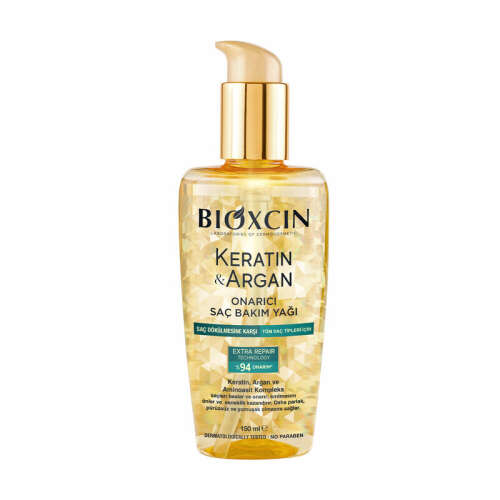 Bioxcin Keratin ve Argan Bariyer Onarıcı Saç Bakım Yağı 150 ml - Bioxcin