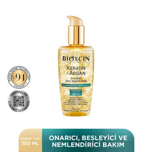 Bioxcin Keratin ve Argan Bariyer Onarıcı Saç Bakım Yağı 150 ml - 4