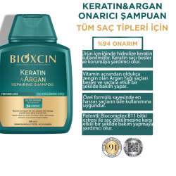 Bioxcin Keratin ve Argan Onarıcı Şampuan 300 ml - 3 al 2 öde - 1