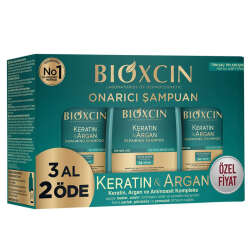 Bioxcin Keratin ve Argan Bariyer Onarıcı Şampuan 300 ml - 3 al 2 öde - 8
