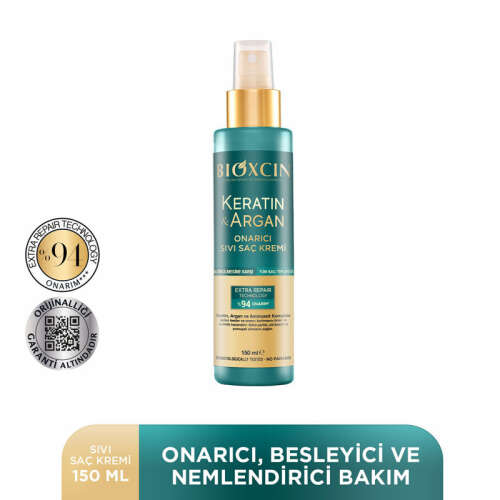 Bioxcin Keratin ve Argan Onarıcı Sıvı Saç Kremi 150 ml - 4