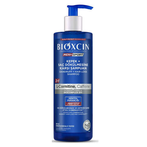 Bioxcin Men Sport Kepe ve Saç Dökülmesine Karşı Şampuan 500 ml - Bioxcin
