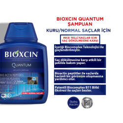 Bioxcin Quantum Normal Ve Kuru Saçlar İçin Şampuan 300ml - 4