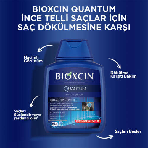 Bioxcin Quantum Normal Ve Kuru Saçlar İçin Şampuan 300ml - 5
