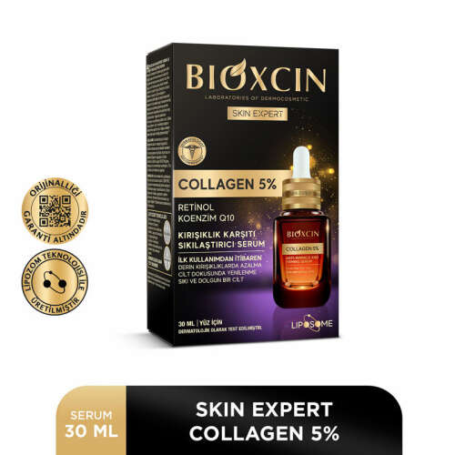 Bioxcin Skin Expert Collagen 5% Kırışıklık Karşıtı Sıkılaştırıcı Serum 30 ml - 4
