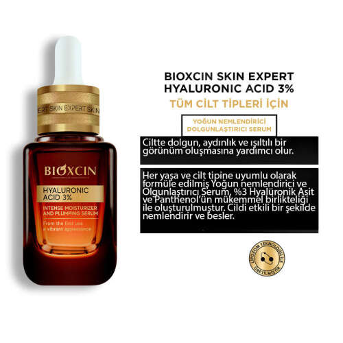Bioxcin Skin Expert Hyaluronic Acid 3% Yoğun Nemlendirici Serum 30 ml - 4