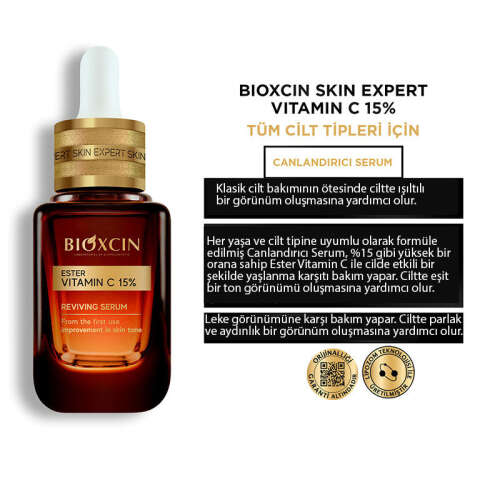 Bioxcin Skin Expert Vitamin C 15% Canlandırıcı Serum 30 ml - 3