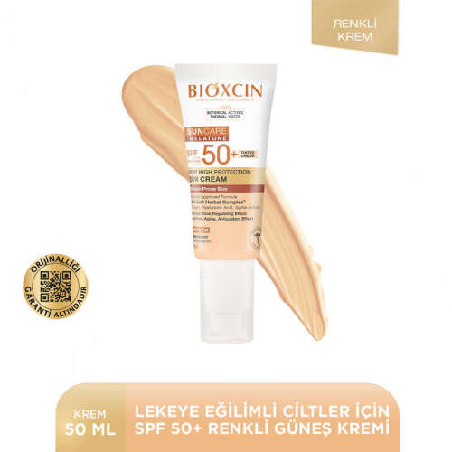 Bioxcin Sun Care Lekeli Ciltler için Güneş Kremi SPF 50+ 50 ml - Renkli - 2