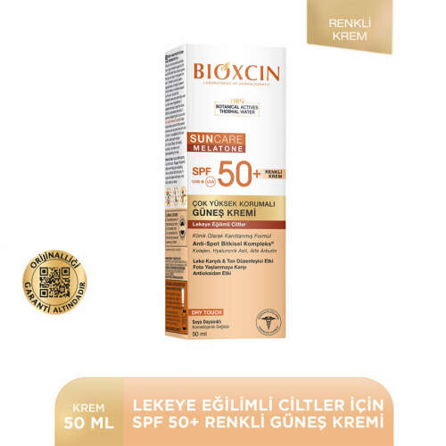 Bioxcin Sun Care Lekeli Ciltler için Güneş Kremi SPF 50+ 50 ml - Renkli - 3