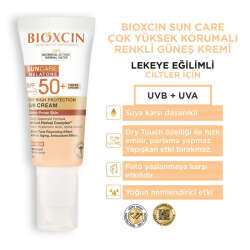 Bioxcin Sun Care Lekeli Ciltler için Güneş Kremi SPF 50+ 50 ml - Renkli - 5