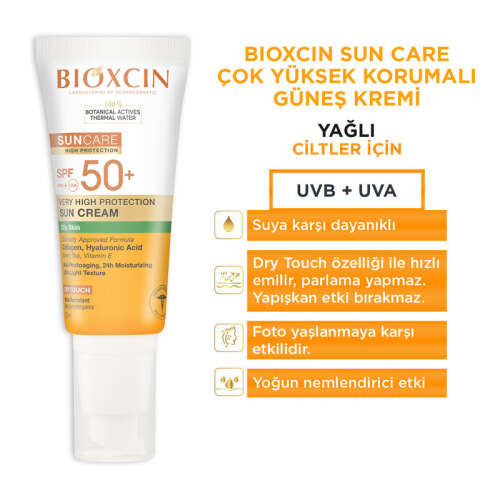 Bioxcin Sun Care Yağlı Ciltler İçin Güneş Kremi Spf 50+ 50 ml - 3