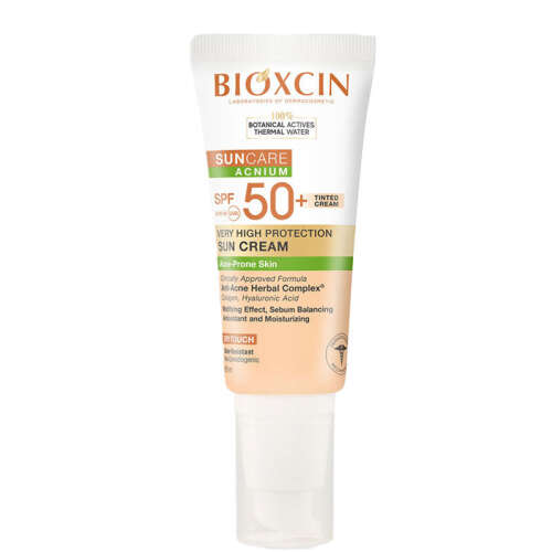 Bioxcin Suncare Acnium Tinted Spf50+ Güneş Kremi 50 ml - Bioxcin