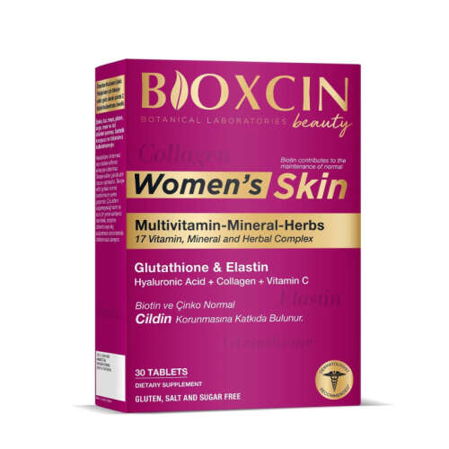 Bioxcin Womens Skin Collagen Takviye Edici Gıda 30 Tablet - Bioxcin
