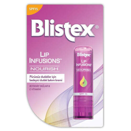 Blistex Pürüzsüz Dudaklar için Bakım Lip Infusions Nourish SPF15 3,7 gr - 3