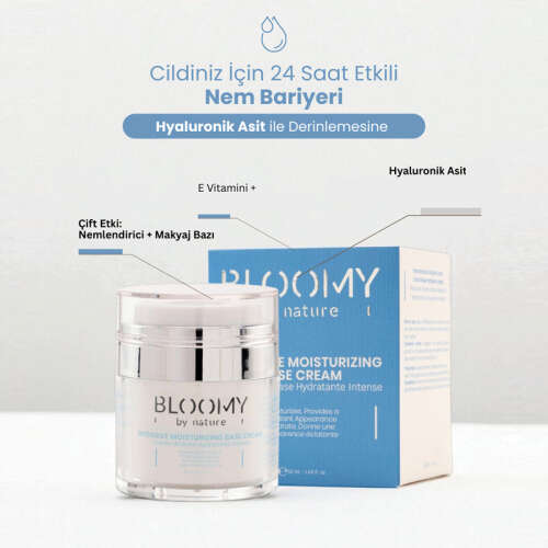 Bloomy By Nature Yoğun Nemlendirici Baz Krem 50 ml - 4