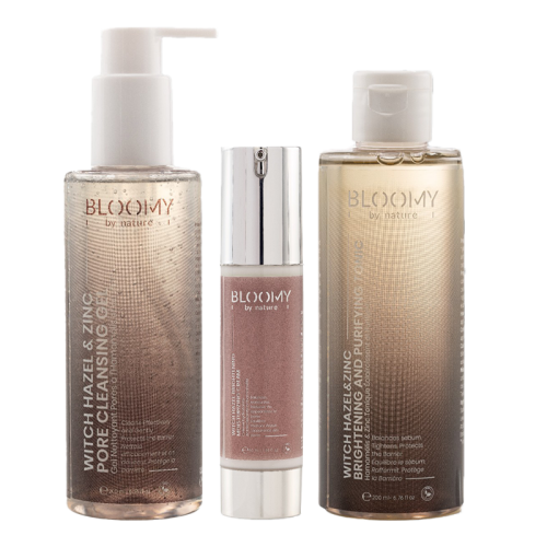 Bloomy By Nature Cadı Fındığı Arındırıcı ve Gözenek Sıkılaştırıcı Set - Bloomy By Nature