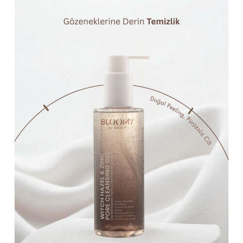 Bloomy By Nature Cadı Fındığı ve Çinko Gözenek Temizleyici Yıkama Jeli 200 ml - 3