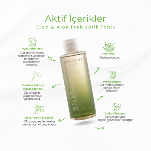 Bloomy By Nature Cica ve Aloe Hassas Temizleme Jeli 200 ml - 3