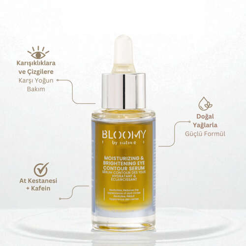 Bloomy By Nature Nemlendirici ve Aydınlatıcı Göz Çevresi Serumu 30 ml - 4
