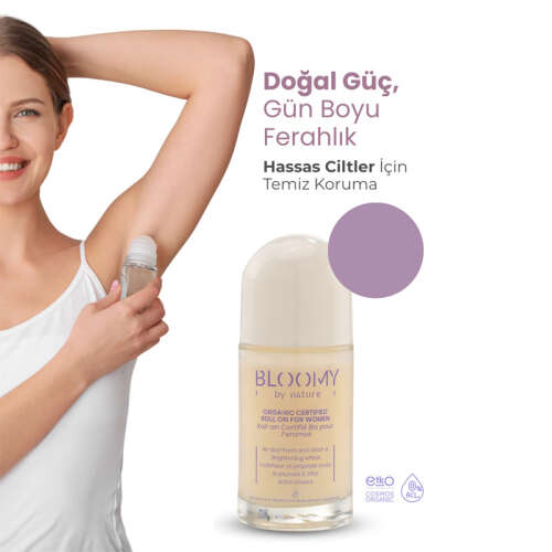 Bloomy By Nature Organik Sertifikalı Roll on Kadınlar için 50 ml - 2