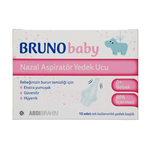 Bruno Baby Nazal Aspiratör Yedek Ucu 10 Adet - Abdi İbrahim