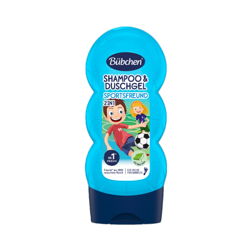 Bübchen Sporty Friend Çocuk Şampuan ve Duş Jeli 230 ml - Bübchen