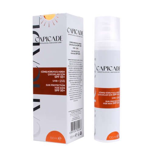 Capicade Çocuklar İçin Güneş Koruyucu Krem Spf 50 100 ml - 1
