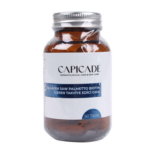 Capicade Collagen Saw Palmetto Biotin İçeren Takviye Edici Gıda 60 Tablet - Capicade