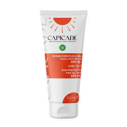 Capicade Güneş Koruyucu Krem Yağlı Ciltler SPF 50+ 100 ml - 1